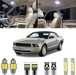 Kit d'éclairage intérieur led xbi smi 5 pièces blanc 6000k pour ford