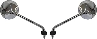 Rétroviseurs ronds chromés vespa lx50125150 8 mm (paire)