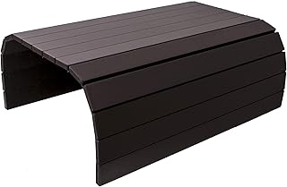 Plateau pour accoudoirs de canapé mistar, un modèle élégant qui s'adapte aux accoudoirs des chaises carrées, taille unique, marron foncé. Des économies garanties sur chaque commande avec Diaytar