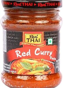 Véritable pâte de curry rouge thaïlandais, 227 grammes, curry, végétalien, épices naturelles. Diaytar : La plateforme qui démocratise le shopping en ligne au Sénégal