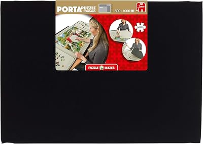Jumbo puzzle mates puzzle portable standard 1000 pièces, accessoire de puzzle, noir