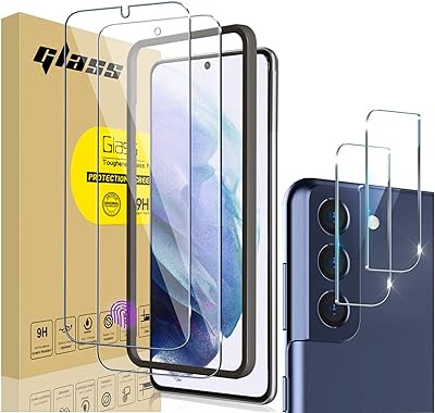 Protection d'écran pour samsung galaxy s21 5g (62 pouces) 2 couches de verre