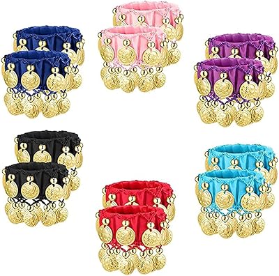 Bracelets élastiques de danse du ventre bracelets de cheville bracelet en forme