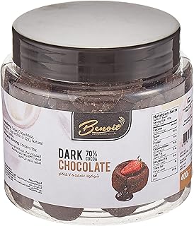 Morceaux de chocolat noir benoit 70% 400g pour pâtisserie, biscuits, biscuits et gâteaux