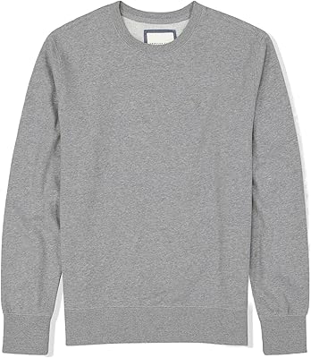 Sweat-shirt en polaire slim à col rond pour homme