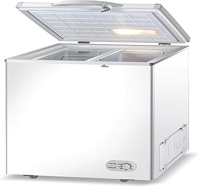 Congélateur coffre wolf power wcf150sd avec compresseur d'air, capacité 150 litres