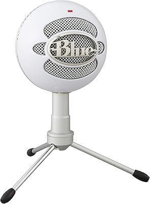 Microphone usb blue snowball eci pour pc, mac, jeux, enregistrement et podcasting