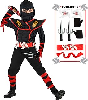 Costume de ninja d'halloween pour garçons, costume de ninja muscle avec accessoires ninja squishy, ​​meilleur cadeau pour les enfants. Diaytar Sénégal : Large gamme, petits prix, grande satisfaction