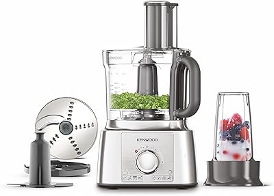 Robot culinaire 2-en-1 kenwood fdp65.180si, multipro express