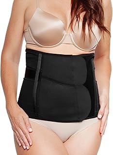 Écharpe post-partum luxe belly bandit, noir, moyen