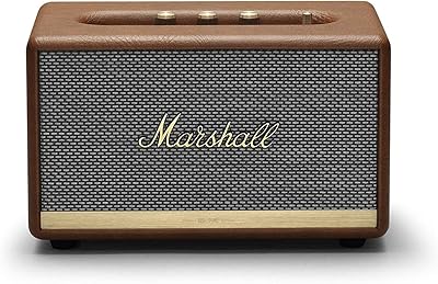 Haut-parleur stéréo bluetooth sans fil marshall acton ii 60 w - marron