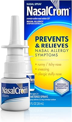 Spray de contrôle des symptômes nasaux des allergies, 200 pulvérisations, 200 ml