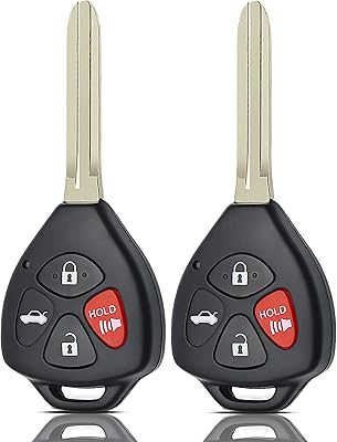 Télécommande de remplacement pour clé de voiture, compatible avec toyota 2010 2011 camry