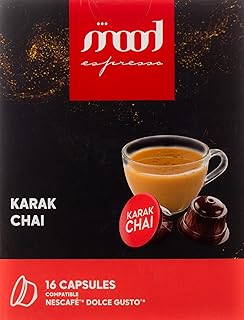 Thé mood espresso karak, 16 capsules dolce gusto, rouge, 176 g