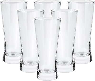 Tasses à jus ocean metropolitan, verre, lot de 6, transparent, 400 ml, b21314