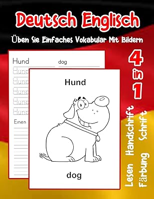 Pratiquez le vocabulaire simple allemand anglais avec des images : améliorez le vocabulaire