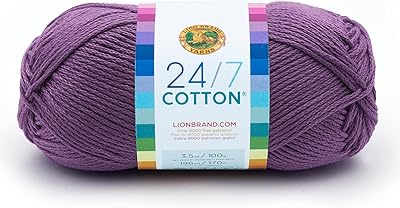 Fil de coton lion brand company, violet, 15,24 x 6,35 x 6,35 cm