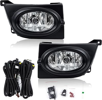 Kit de phares antibrouillard transparents remarkable power fl7038 2006 2007 2008 honda civic