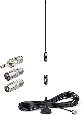 Bingfu dab fm antenne magnétique base radio fm antenne pour denon pioneer onkyo