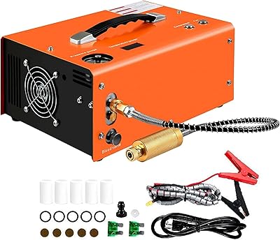 Compresseur d'air pcp, 300 bars 4500 psi, pompe haute pression portable, transformateur