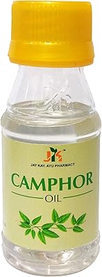 Huile de camphre jay kay - 50 ml, paquet de 6