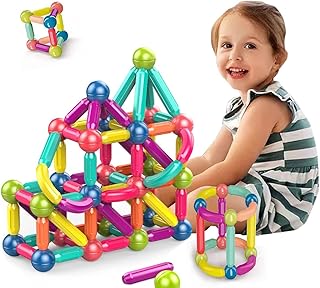 Blocs de construction magnétiques mother ana et ensemble de jouets en bâton