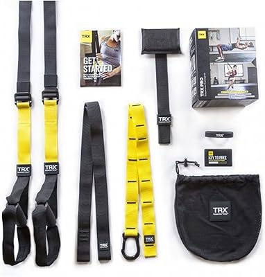 Ruban de suspension d'entraînement trx pro 4 nouveau design noir jaune