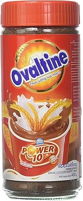 Mélange de boisson au malt ovaltine (400 g) et combinaison de pièces plaquées