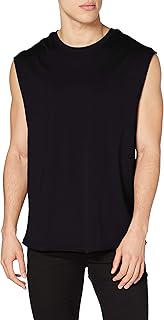 Débardeur homme urban classics gilet d'entraînement à col rond et ourlet
