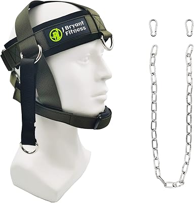 Sangle de cou d'haltérophilie j bryant avec chaîne de ceinture réglable pour équipement