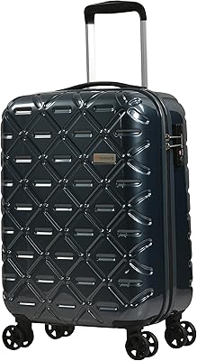 Sac à bagages à roulettes unisexe makrolon à coque rigide et léger, 4