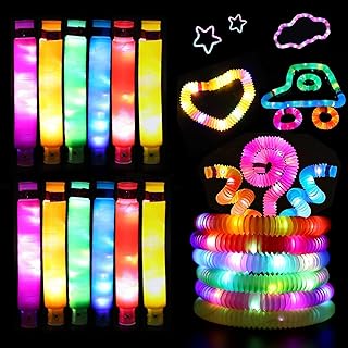 Pack de 12 tubes de fête lumineux chics quotidiens qui brillent dans le noir