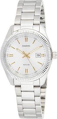 Montre décontractée à cadran analogique, bracelet en acier inoxydable, boîtier en acier inoxydable