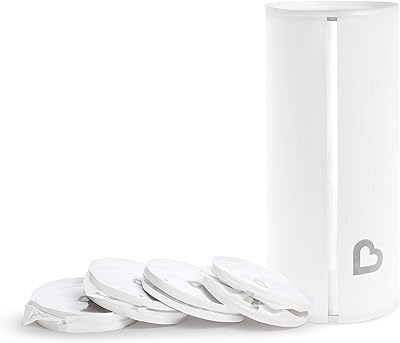 Seau à couches jetables portable toss munchkin, paquet de 5, peut contenir 150