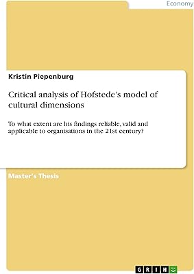 Analyse critique du modèle des dimensions culturelles de hofstede : dans quelle mesure