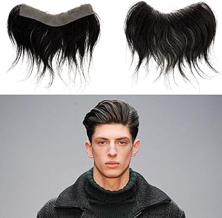 Voloria hommes front délié toupet 100% cheveux humains peau pu homme postiches cheveux