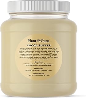 Beurre de cacao brut 1,4 kg 100% pur frais naturel pressé à froid.