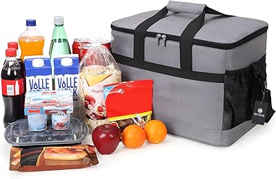 Sac isotherme nyzak 30 l (40 canettes) glacière souple portable, sac isotherme étanche