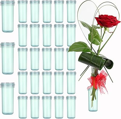 Pack de 200 tubes d'eau florale 4,6 cm petits tubes d'eau florale petits tubes d'eau florale pour composition florale, lait, coupé et vert. Explorez un monde de bonnes affaires sur Diaytar Sénégal