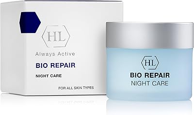 Soin de nuit bio repair hl holyland cosmetics avec vitamine e, collagène