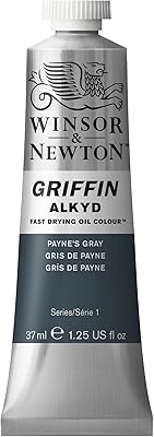 Tube de peinture à l'huile à séchage rapide winser & newton griffin, 37