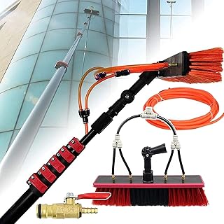 Brosse de nettoyage pour panneaux solaires (3-12 m) kit vitres avec rallonge