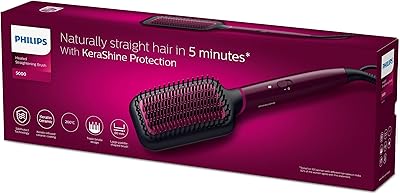 Brosse lissante chauffante philips bhh730/03, multicolore