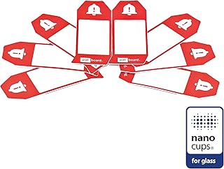 Patboard scrum board et kanban cartes intégrées avec nanocaps® pour verre ensemble