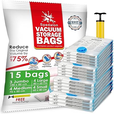 Sacs de rangement sous vide - paquet de 15