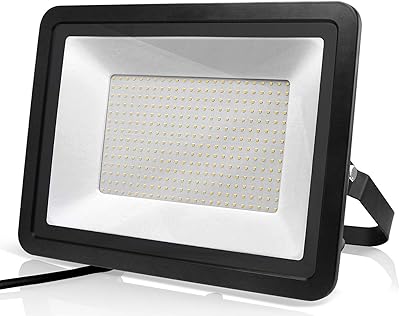 Projecteur led extérieur 300 w, lampe de sécurité équivalente 1 200 w