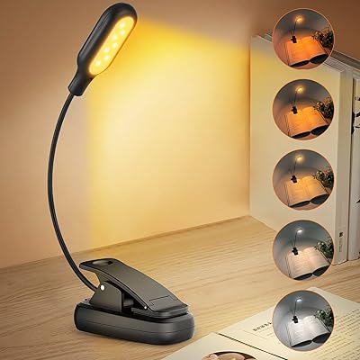 Lampe de lecture infanor pour lecture au lit avec 5 couleurs et 4