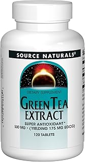Extrait de thé vert source naturals (500 mg) 120 comprimés