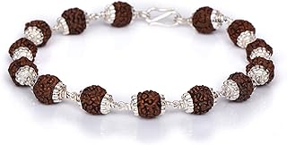 Bracelet rudraksha 5 mukhi five mukhi rudraksha bijoux pour hommes et femmes, marron, five mukhi, taille unique, arbre rudraksha. Découvrez le shopping sans frontières avec Diaytar Sénégal