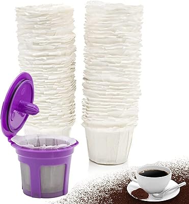 Filtres à café jetables, 100 filtres à café k cup one cup, filtre